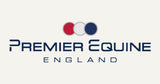 Premier Equine logo with three colored circles on a white background