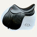Thorowgood-T8-Anatomic-GP-MGA-black-leather-synthetic-hybrid-saddle-side-view