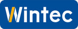Wintec logo with blue background